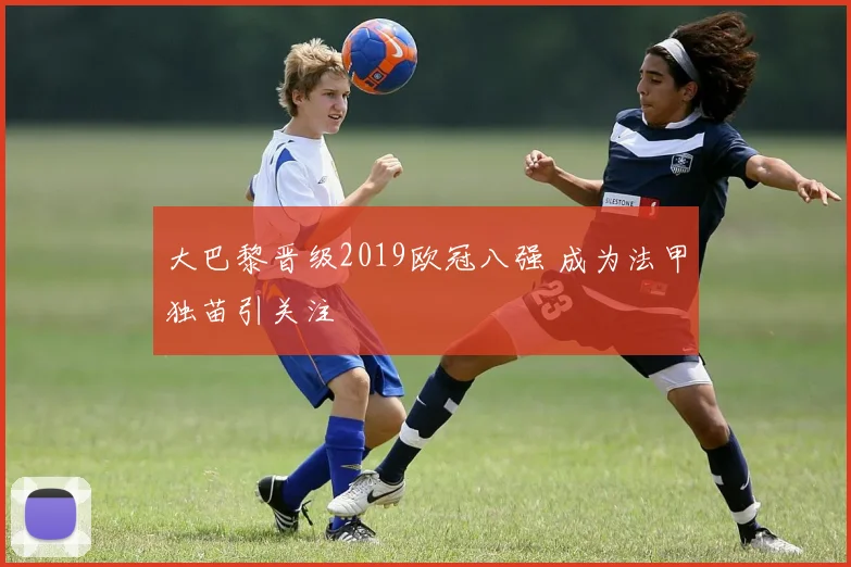 大巴黎晋级2019欧冠八强 成为法甲独苗引关注